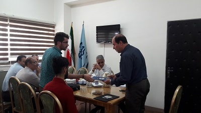 تجلیل ریاست محترم دانشکده علوم از  آقای لقمان صادقی نفر برتر المپیاد علمی دانشجویی رشته زمین شناسی  1397